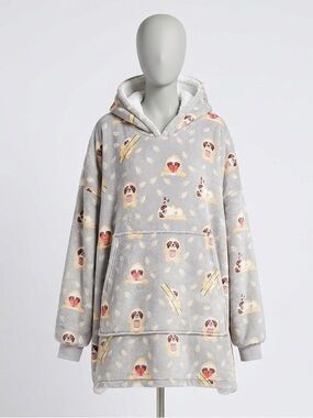Authentic Sloth Print Oodie – Ultra Soft & Oversized
